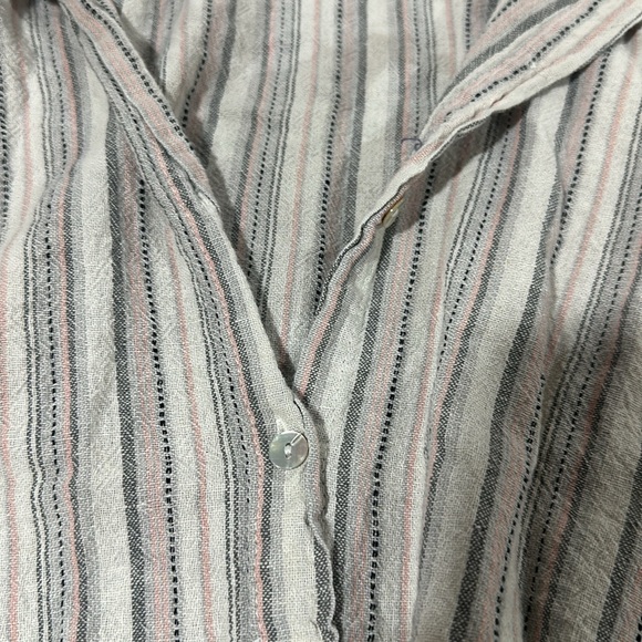 Striped high low blouse - Picture 3 of 4